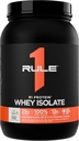 Rule 1 R1 Protein Whey Isolate - with 25g Protein & 6g BCAA Exclusively from Isolated & Hydrolyzed Sources for Workout Recovery (2 Pounds*, Vanilla Créme)