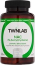 Twinlab N-Acetyl-Cysteine (Nac) - Suplementos antioxidantes para hombres y mujeres - 600 mg, 60 cápsulas