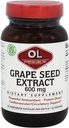 Olympian Labs Grape Seed Extract 600mg, soporta Heart & Immune Health, 60 Cuenta