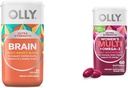 OLLY Ultra Strength Brain Softgels, Nootropic, soporta la función cerebral saludable, memoria, enfoque &amp; ultra mujeres multi Softgels, salud general y soporte inmunológico, Omega-3s, hierro, vitaminas A, D