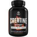 Natures Craft High Strength Tri Phase Creatine Tablets for Women & Men - Formula Blend of Creatine Monohydrate, 300mg HCL & Pyruvate Supplement - Muscle Mass Gain & Recovery Supplement - 240 Count