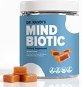 Suplemento de salud digestiva del cerebro del Dr. Nandi - KSM-66 Ashwagandha, Probióticos " Prebióticos - apoya la memoria, el enfoque, la energía " Conexión entre Gut-Brain - 300MG - 60 cerdas de canela Caramel