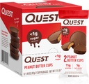 Quest Nutrition Peanut Butter Cups, 11g Protein, 1g Sugar, Low Carb, Gluten Gratis, Keto Friendly, 12 Cuenta