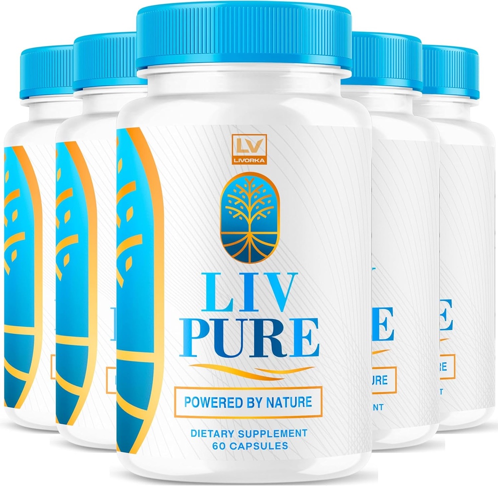 (5 Pack) Liv Pure, Liv Pure Reviews, Liv Pure Pills, Liv Pure Pills Comentarios, Livpure, Liv Pure Capsules Liver, LivPure Pill Ahora en Capsules, 300 cápsulas para 150 días.