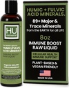 Mineral líquido crudo – Ácido húdico orgánico " Ácido Fulvico– Suplemento de Electrolitos " Principales " Minerales Trace " – Base vegetal para el apoyo a la inmuna, Gut " Detox (8 oz)