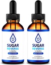 (2 Pack) Gotas inversas de azúcar - Forma natural de mantener la salud, fórmula orgánica para apoyar estilo de vida saludable, gotas inversas de azúcar Premium Nutrition, SugarReverse En Gotas (60 Servings)