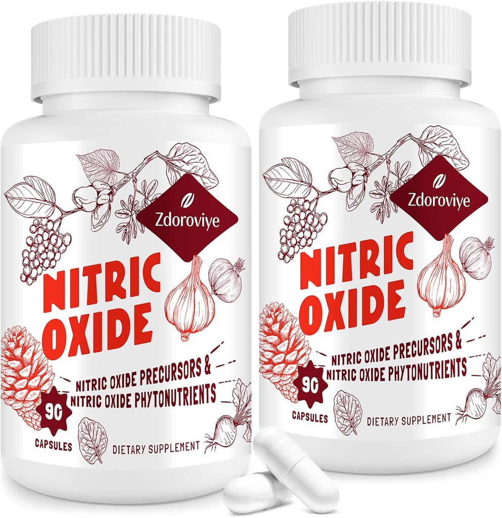 Suplemento de óxido nítrico para hombres (2 botellas)