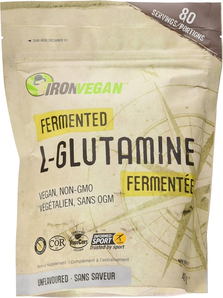 Fermented L-Glutamina, 400 GR