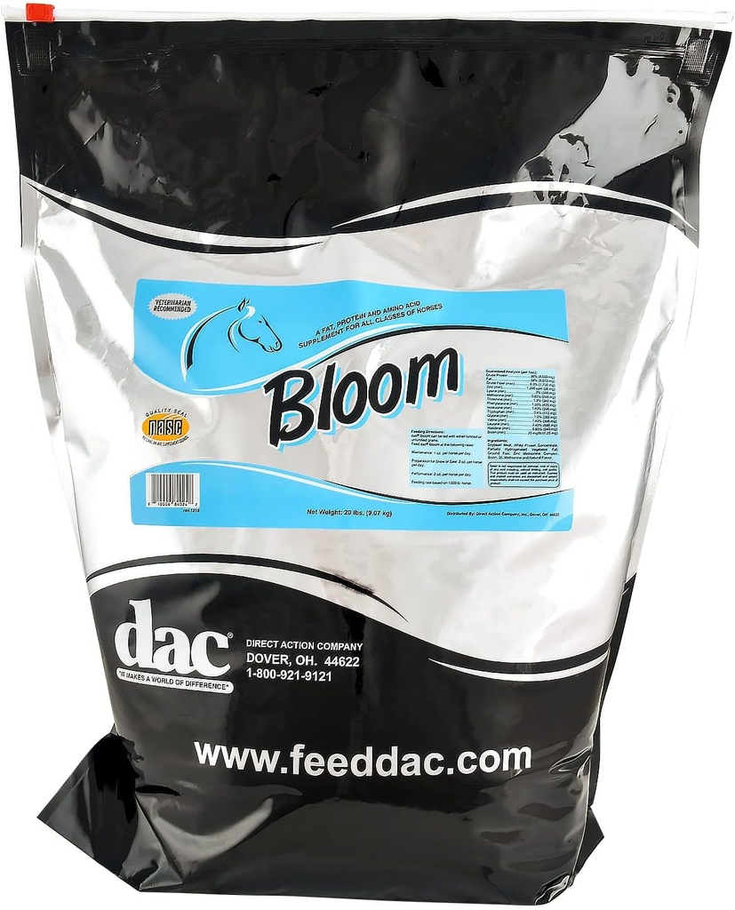 DAC VITAMINS AND MINERALS "I MAKES A WORLD OF DIFFERENCE" Bloom viv 20 lb