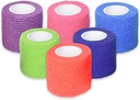 Ever Ready First Aid Self Adherent Cohesive Bandages 2" x 5 Yards - 12 Conde, Rainbow Colors