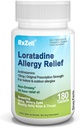 Alivio de la alergia, Loratadine 10mg, 180 Tabletas – 24 horas Antihistamínico antihistamínico Medicina de la alergia