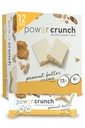 Power Crunch Protein Wafer Bares, High Protein Snacks with Delicious Taste, Peanut Butter Crème, 1.4 Ounce (12 Conde)