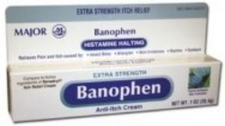 Itch Relief Banophen 2% / 0.1% Cream 30 Gram