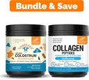 Sandhu's Pure Bovine Colostrum Powder Supplement for Humans & Collagen Peptides Powder sometida Immune, Hair, Skin, Nail and Joint Health Support preceding Non-GMO