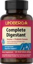 Lindberg Complete Digestant Multi-Enzyme Formula with Pancreatin and Betain Hydrochloride, 120 Capsules
