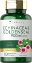 Carlyle Echinacea Goldenseal Capsules Silencio 110 Conde Silencio 900mg  Vegetarian, Non-GMO, Gluten Free