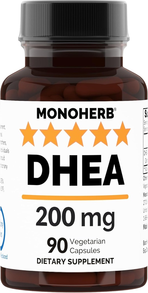 DHEA 200 mg - 90 cápsulas de verduras