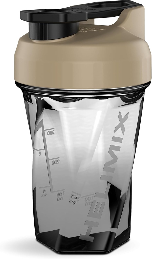 HELIMIX 1.5 Vortex Blender Shaker Bottle Holds Upto 20oz  No Blending Ball or Whisk Silencio EE.UU. Hecho ← Portable Pre Workout Whey Protein Drink Shaker Cup ¦ Mixes Cocktails Smoothies Shakes ← Top Rack Safe