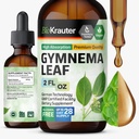 BIO KRAUTER Gymnema Sylvestre Extract Drops - Alcohol y azúcar gratis - Vegan Gymnema Leaf Extract 2 Fl.Oz.