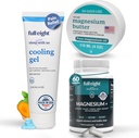 Wellness: Magnesium+ 500 MG 60 Caps, Magnesium Body Butter 4oz > Cooling Gel 4oz – Apoyar el sueño, los músculos y el confort naturalmente