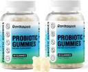 Gummies Probióticas para Salud Digestiva y Salud Gut, 3.6 Billones CFU, Libre de Azúcar, Debloat Gummies Probióticos para Niños, Mujeres y Hombres, Yogurt Flavour, 120 Condes