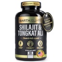 Elixir Shilajit 1000mg " Tongkat Ali 400mg (180 capsules) Hecho en USA-Shilajit Suplemento (20% Fulvic Acid) Shilajit Pure Himalayan Orgánica " Tongkat Ali for Men More Potent Than Shilajit Resin