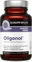 Quality of Life Oligonol Premium Anti Aging Supplement - Promotes Cardiovascular Health, Circulation & Youth, Includes Antioxidants - Lychee Fruit Extract - 30 Vegicaps