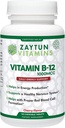 Zaytun Halal Vitamin B12 1000mcg, Promotes Energy Production, Metabolism and Healthy Nervous System - Vegetarians and Vegans Formula - Dairy-Free - 4 Months Supply - Made in USA