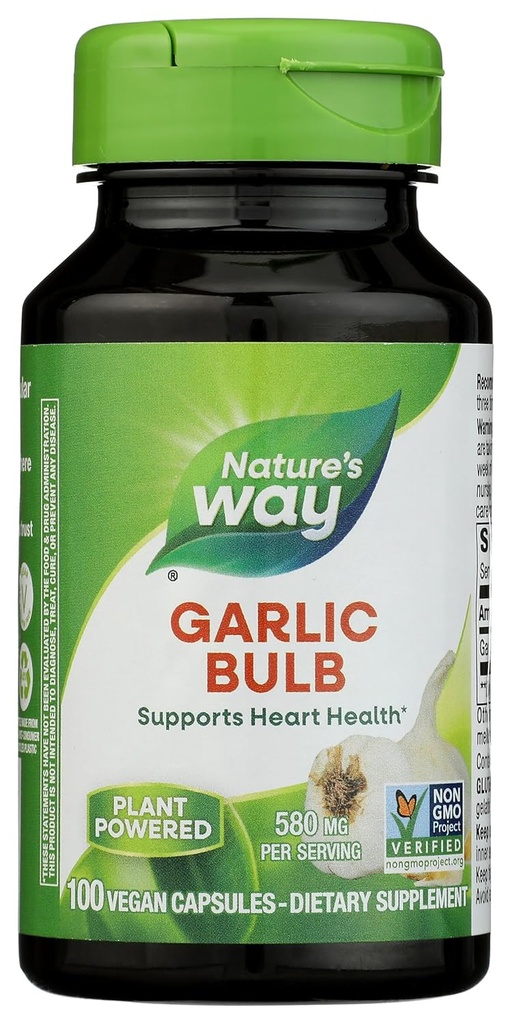 Naturalezas Camino Ajo Bulbo Vegetariano Cápsula, 100 ct