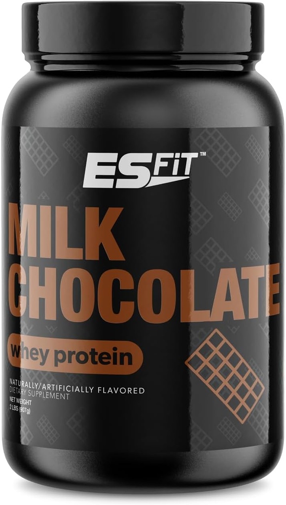 Whey Protein Powder - Post Workout Whey Protein Isolate for Muscle Recovery, Non-GMO, BCAAs, Superior Taste, Tested and Certified, Milk Chocolate, 2 libras