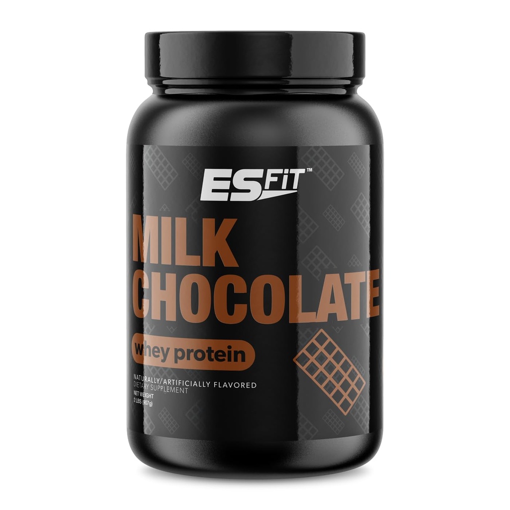 Whey Protein Powder - Post Workout Whey Protein Isolate for Muscle Recovery, Non-GMO, BCAAs, Superior Taste, Tested and Certified, Milk Chocolate, 2 libras