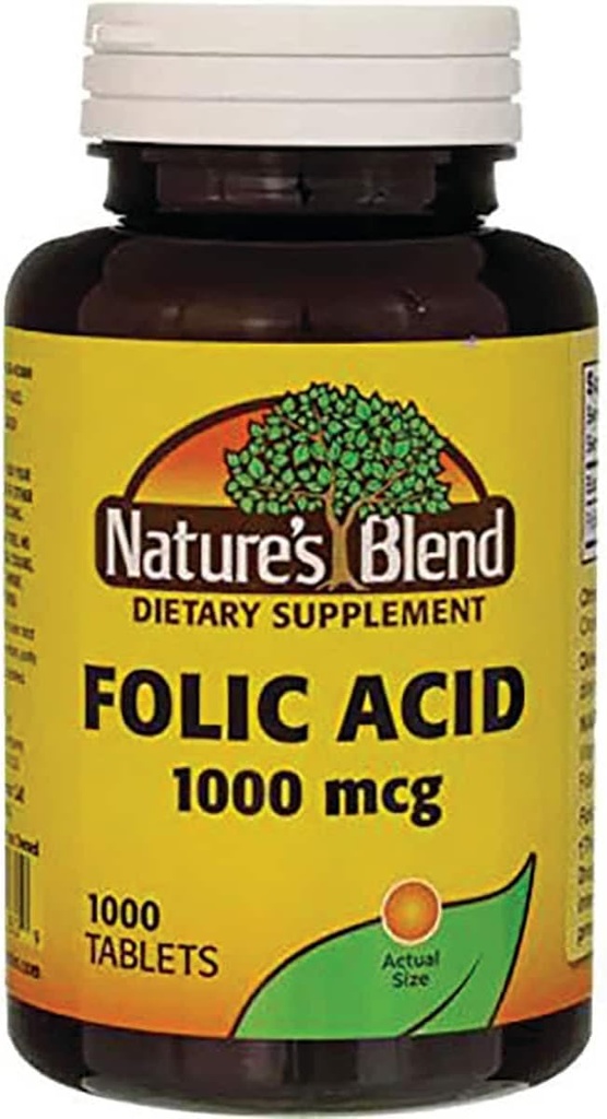 Blend Folic Acid 1000 mcg 1.000 mcg 1000 Tabs