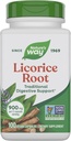 Nature's Way Licorice Root, Traditional Digestive Support Supplement*, 900 mg per 2-Capsule Serving, Non-GMO Project Verified, 100 Vegan Capsules (Packaging May Vary)