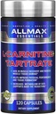ALLMAX Nutrición L-Carnitina + Tartrato, 120 cápsulas