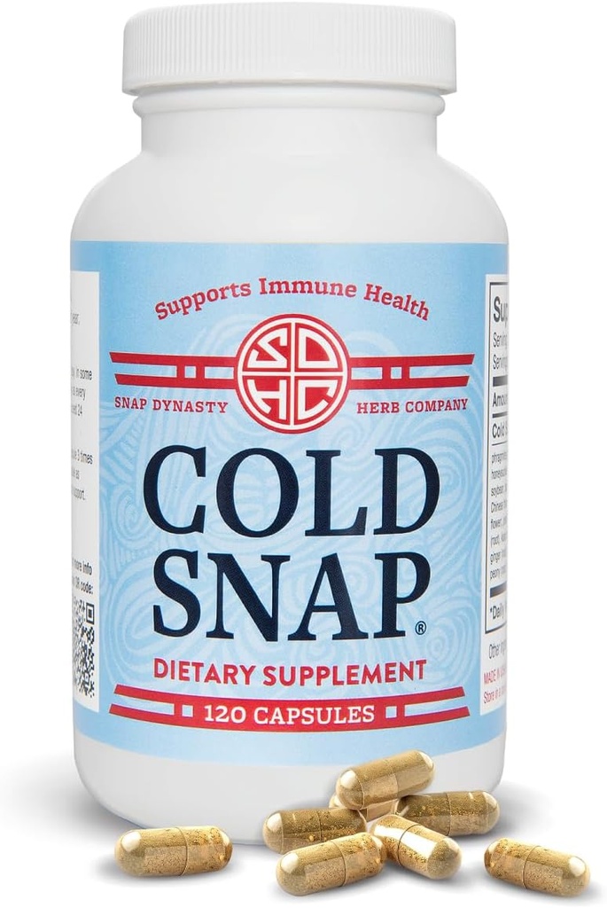 Snap Dinastía Cold - 120ct Capsules, Pack of 1 - Plant Based Integral Immune Health Support for All Ages, Rapid Supplements for Cold and Flu Support, No Contraindications
