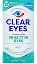 Ojos claros Sensitive Eyes Eye Drops – Gentle Relief for Red, Itchy, Dry Eyes, 12 Horas de Soothing Comfort, 0.5 Fl Oz