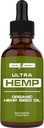 Aceite de cáñamo de Nutrición Ultra6 – Soporta el movimiento de la espuma, la flexibilidad y el confort conjunto – Aceite de cáñamo para la salud de los huesos – 120 Servimientos – Hecho en EE.UU.