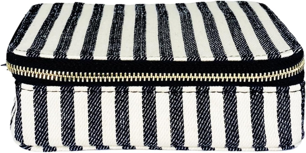 Bag-all Daily Travel Pill Organizer ¦ Travel Pill Case for Medication  sometida Medicine Organizer for Traveling Silencio Container for Vitamins Silencio Striped