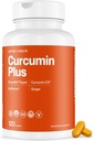 Mejor Manera SaludTM Curcumin Plus – Complejo Turmérico de Curcumin C3® con Boswellin®, BioPerine® y Ginger – Soporte Conjunto & Suplemento de Alivio de Inflamación – 120 Caplets