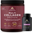 Antigua Nutrición Multivitamina de las mujeres 40+ Una vez al día, 30 Cuenta + Multi Collagen Protein Powder, Desarrollado, 40 Servimientos