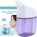 Nasal Irrigation System, Nasal Rinse Machine, Sinus Rinse Machine, Sinus Cleaner Machine with Salt Water Tank & Waste Collection Tank - Nose Cleaner for Sinus,Sinus Adult,Alergy relief - Purple