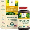 Active Liver Cleanse " Detox – 1800mg Herbal Fórmula con leche orgánica Thistle, Turmeric " Dandelion Root – Apoya Fatty Liver Repair " Daily Liver Health – por Sana Herbal