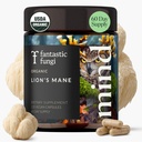 Lions Mane Suplemento capsules, Lion's Mane Mushroom Suplemento para la memoria, Focus &amp; Mood support, Adaptogen Funal Mushrooms Extract - 100% USDA Organic, Vegan- Glass Jar, 120 Caps, 2 Month Supply