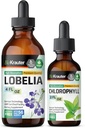 BIO KRAUTER Lobelia Tincture 4 Fl. Oz. " Clorophyll Tincture 2 Fl. Oz.