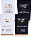 Nutrición Bites Sampler Pack TEN 23-26g Protein TEN High Energy Pre-Workout and Joint Support Supplements TEN Muscle-Building and Endurance TEN Gluten Free, Keto, No Soy TEN GRIT Superfoods (60g, 4 pack)