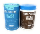 Vital Proteins Collagen Peptides Powder, Promotes Hair, Nail, Skin, Bone and Joint Health, UNFLAVORED 24OZ & Chocolate 32OZ (Variety)