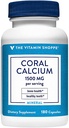 La vitamina Shoppe Coral Calcio 1,500MG - Eco Fuente segura de Calcio, Magnesio &amp; Trace Minerals para apoyar los huesos y dientes saludables (180 cápsulas)