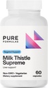 PureFormulas Milk Thistle Supreme 250 mg – Liver Health & Antioxidant Support – Non-GMO Vegetarian Capsules – 60 Conde