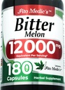 FITO MEDIC'S Lab ¦ Bitter Melon Extract 600 mg (20:1 Concentrate) por 3-Capsule Serving ← Derived from 12,000 mg Whole Fruit TEN 180 Conteo