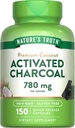 La verdad de la naturaleza Activado Charcoal Capsules 780 mg Silencioso 150 Pills ¦ desde Coconut Shells ¦ No GMO &amp; Gluten Suplemento Libre
